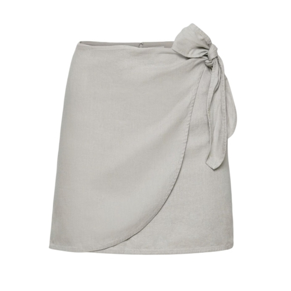 JustFab Dresses & Skirts - JustFab Wrap Tie Skirt Sz L